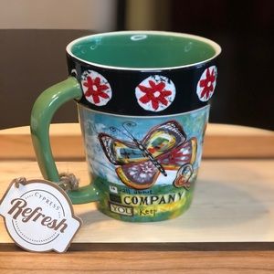 CYPRESS- 🦋 Refresh Coffee Mug- NWT 🦋